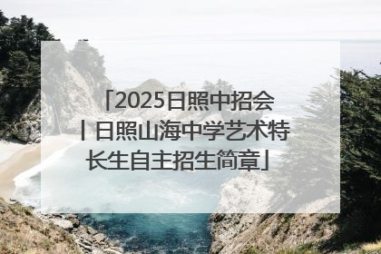 2025日照中招会丨日照山海中学艺术特长生自主招生简章