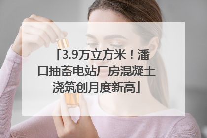 3.9万立方米！潘口抽蓄电站厂房混凝土浇筑创月度新高