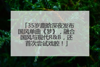 35岁鹿晗深夜发布国风单曲《梦》，融合国风与现代R&B，还首次尝试戏腔！