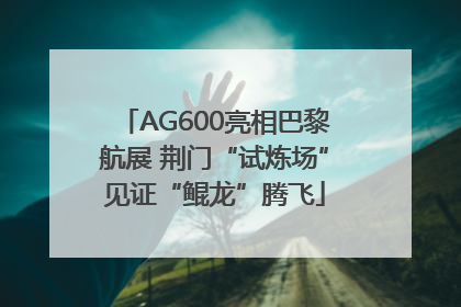 AG600亮相巴黎航展 荆门“试炼场”见证“鲲龙”腾飞